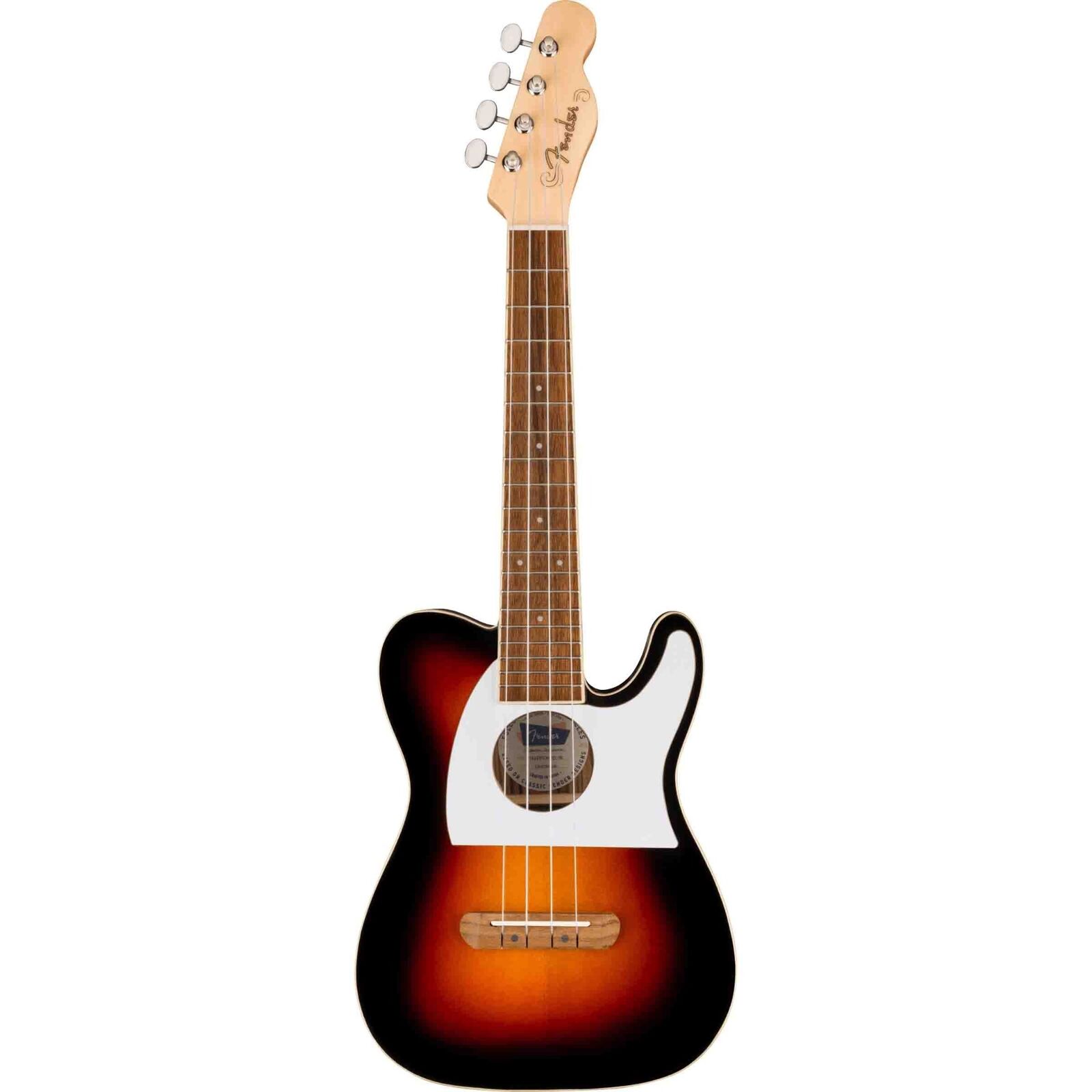 Fender Fullerton Tele Ukulele – 2-Color Sunburst, Walnut Fingerboard 2