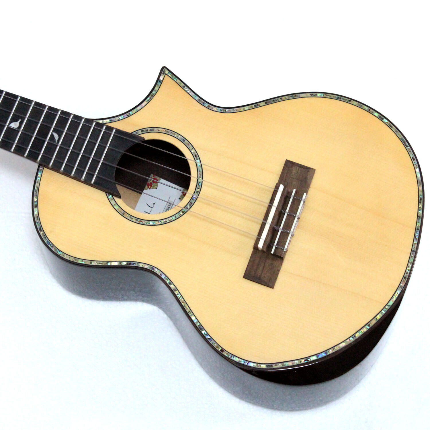 21 Inch Professional Acoustic Ukelele Four String Wooden For Beginner Kit W/ Bag 7