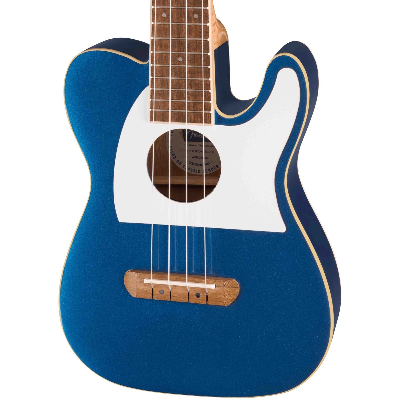 Fender Fullerton Tele Ukulele – Lake Placid Blue, Walnut Fingerboard 1