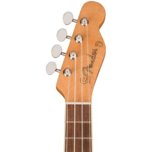 Fender Fullerton Tele Ukulele - Lake Placid Blue, Walnut Fingerboard - Image 5