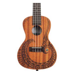 Kala Courage Mahogany Concert Ukulele with Bag - Image 1