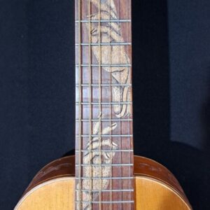 Blueberry NEW IN STOCK Handmade Guitalele Acoustic Guitar (Ukulele sized Guitar) - Image 4