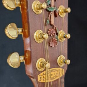 Blueberry NEW IN STOCK Handmade Guitalele Acoustic Guitar (Ukulele sized Guitar) - Image 6