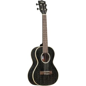 Kala KA-SDH-T All Solid Salt & Pepper Doghair Mahogany Tenor Ukulele - Image 2