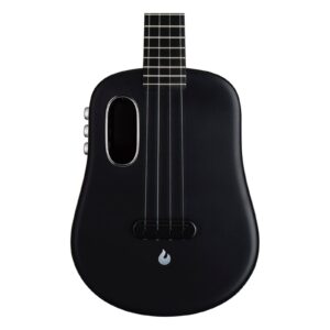 Lava Music 23” Ukulele Black w/ Freeboost Electronics - Image 5