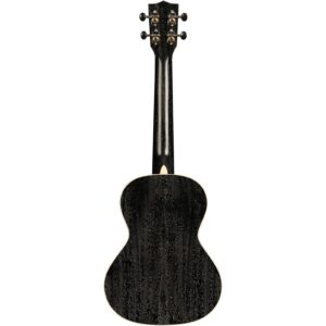 Kala KA-SDH-T All Solid Salt & Pepper Doghair Mahogany Tenor Ukulele - Image 3