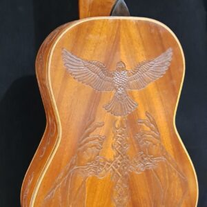 Blueberry NEW IN STOCK Handmade Guitalele Acoustic Guitar (Ukulele sized Guitar) - Image 13