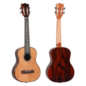 All solid wood 26 inch tenor ukulele ukelele uke guitar with sponge bag - Image 2
