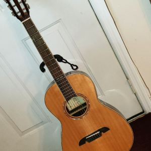 Alvarez AP70L Left Hand 6 String Acoustic Parlor Guitar w/Case - Image 1