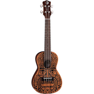 Luna Guitars Uke Tribal Mahogany Concert - Image 2