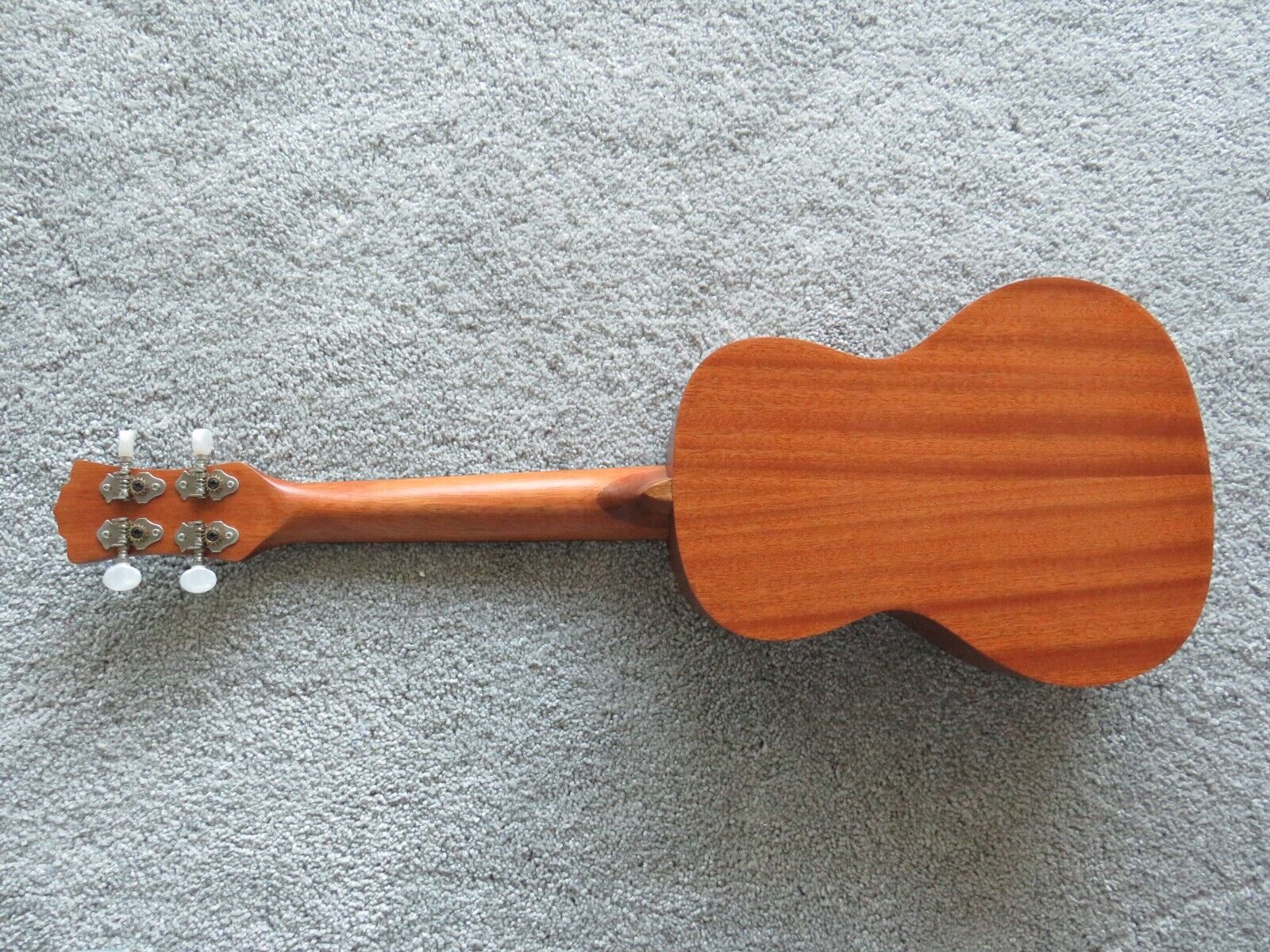 ukulele guitar UKE TC MAH Luna wood brown carved Acoustic Mahogany Bag case 9