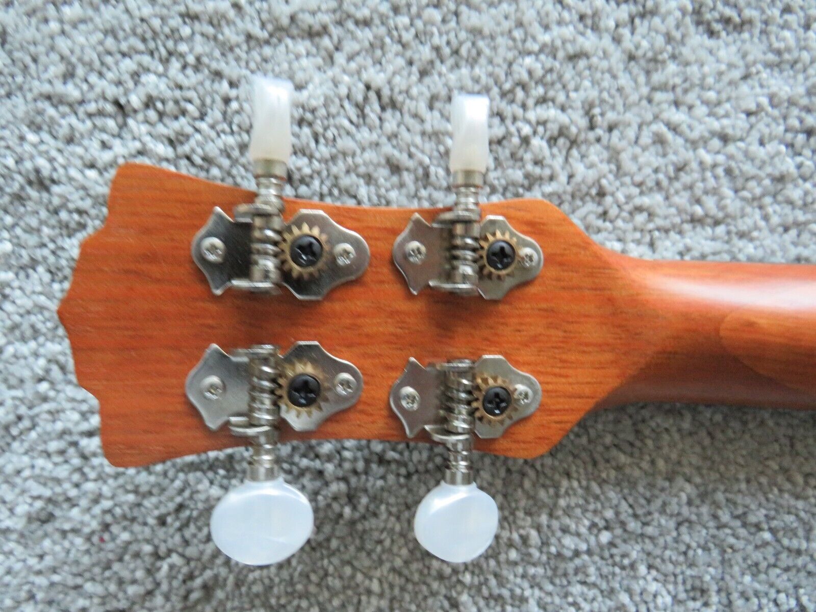 ukulele guitar UKE TC MAH Luna wood brown carved Acoustic Mahogany Bag case 11