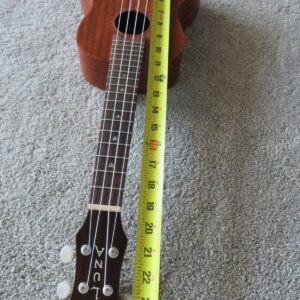 ukulele guitar UKE TC MAH Luna wood brown carved Acoustic Mahogany Bag case - Image 13
