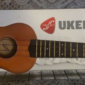 First Act Ukulele kid sized traditional Guitar - With Designer Carrying Case Nib - Image 2