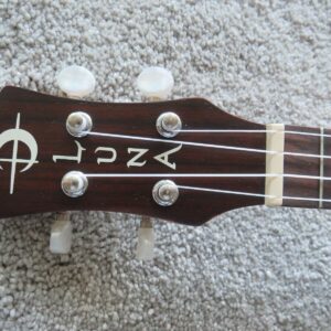 ukulele guitar UKE TC MAH Luna wood brown carved Acoustic Mahogany Bag case - Image 7
