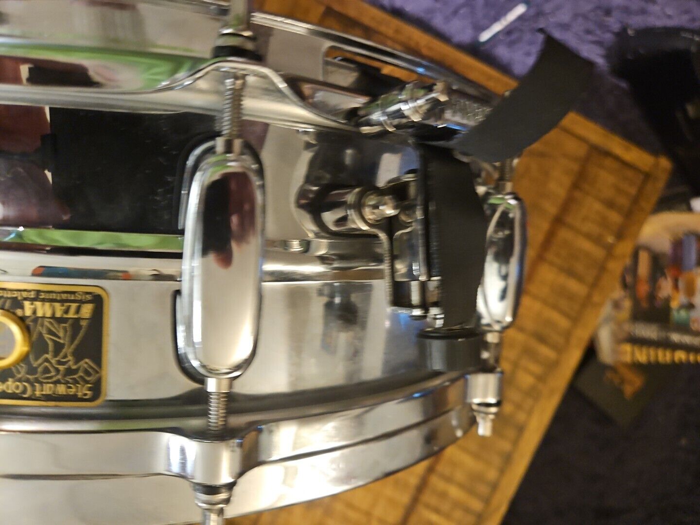 Tama Stuart Copeland Signature Palette Series COB Snare Drum Excellent SIGNED! 6