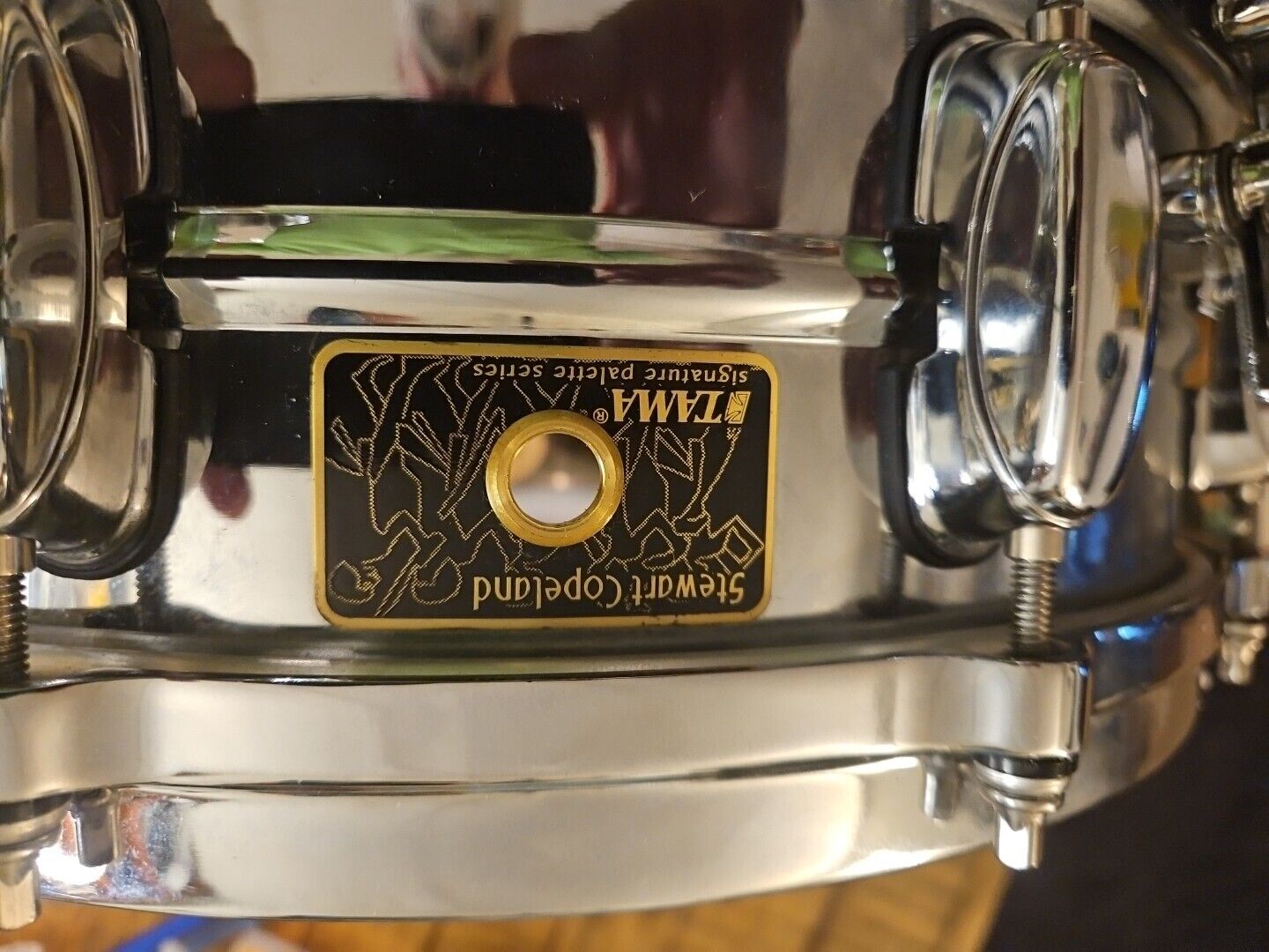Mapex SEMP3350DK Poplar Piccolo Snare Drum 13 x 3.5 in. Gloss Black 3