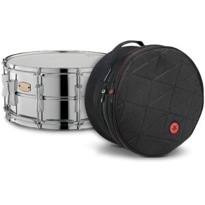 Yamaha Stage Custom Steel Snare with Road Runner Bag - Image 1