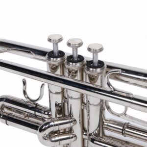 School Band Student Professional Concert Brass Student Bb Trumpet Silver - Image 3