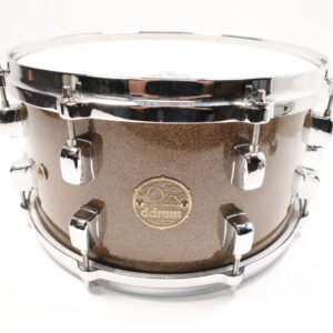 DDrum Dios 7x13" Gold Sparkle Snare Drum Maple Shell - Image 2
