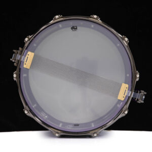 DW Collector's 6.5x14 Brass Snare Drum w/Black Nickel - Illusion Purple - Image 5