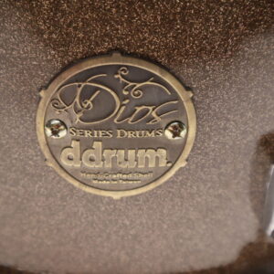 DDrum Dios 7x13" Gold Sparkle Snare Drum Maple Shell - Image 3