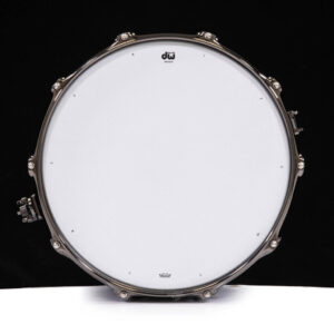 DW Collector's 6.5x14 Brass Snare Drum w/Black Nickel - Illusion Purple - Image 6