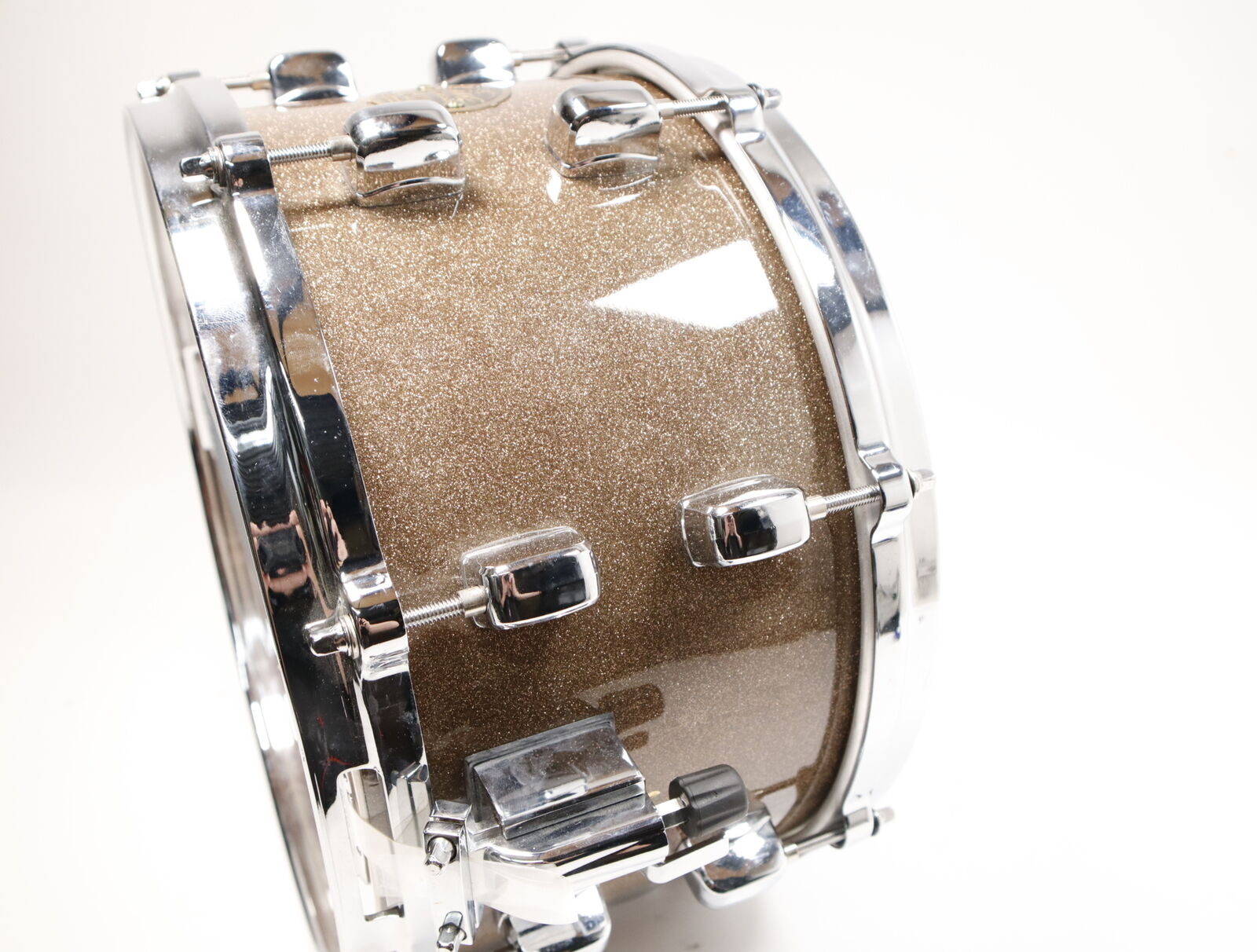 DDrum Dios 7×13″ Gold Sparkle Snare Drum Maple Shell 4