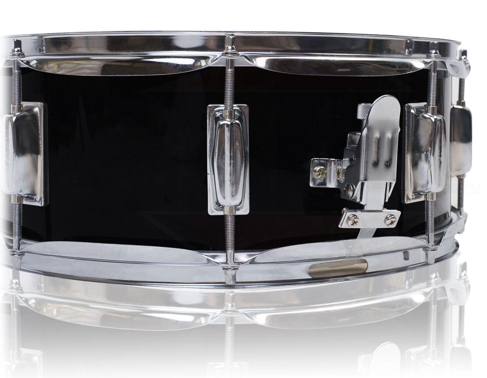 GRIFFIN Snare Drum – Black 14″x5.5 Poplar Wood Shell Acoustic Percussion Kit Set 3