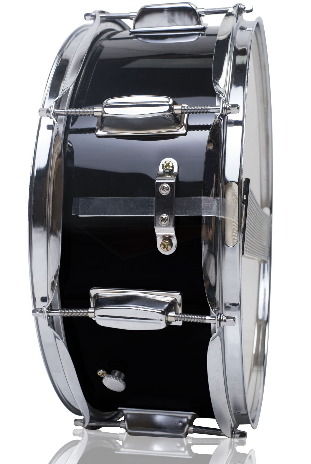 GRIFFIN Snare Drum – Black 14″x5.5 Poplar Wood Shell Acoustic Percussion Kit Set 6