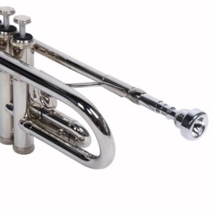 School Band Student Professional Concert Brass Student Bb Trumpet Silver - Image 4