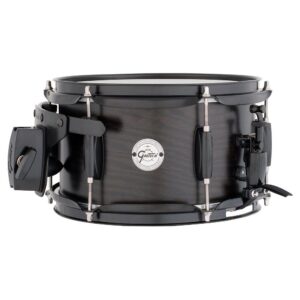 Gretsch Drums Silver Ash Side Snare Drum with Black Hardware 10X6 Satin Ebony - Image 1