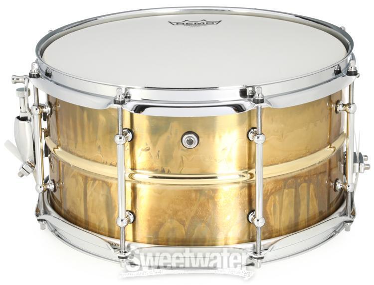 Pork Pie Percussion Brass Patina Snare Drum – 7 x 13 inch 2