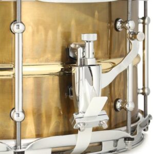 Pork Pie Percussion Brass Patina Snare Drum - 7 x 13 inch - Image 6