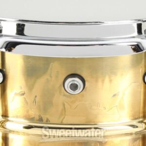 Pork Pie Percussion Brass Patina Snare Drum - 7 x 13 inch - Image 8