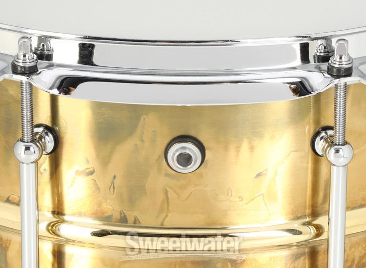 Pork Pie Percussion Brass Patina Snare Drum – 7 x 13 inch 8