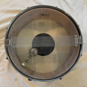 Vintage Japanese Wood Snare Drum - 5.5 x 14 inches - Black - Image 2