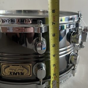Vintage Mapex Steel Deluxe Black Panther Snare 7.5x14 RARE - Image 10