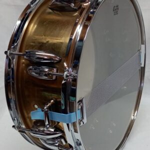 BRASS SNARE DRUM - 14 x 5.5 - FULLY REFURBISHED - Image 2