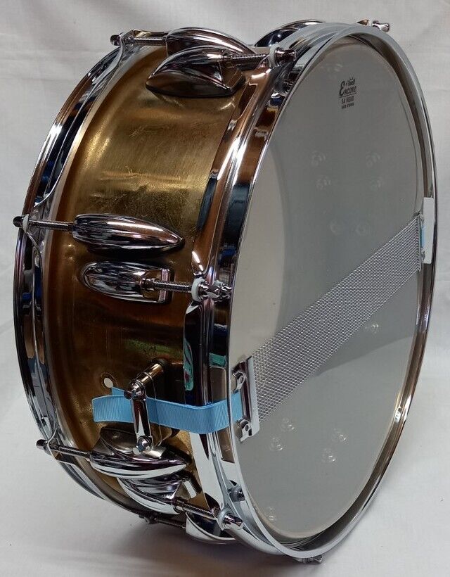 BRASS SNARE DRUM – 14 x 5.5 – FULLY REFURBISHED 2