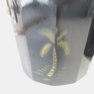 Vintage Bongos Caramuru A Rosetti Brasil 50s 60s Retro Wood Decorative Palm Tree - Image 2
