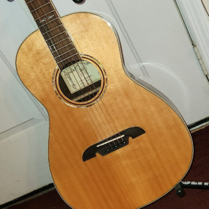 Alvarez AP70L Left Hand 6 String Acoustic Parlor Guitar w/Case - Image 2