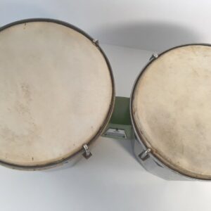 Vintage Bongos Caramuru A Rosetti Brasil 50s 60s Retro Wood Decorative Palm Tree - Image 3