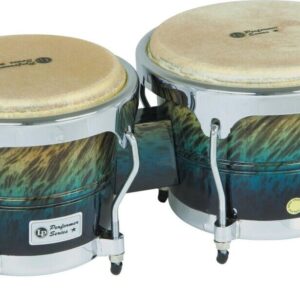 LP Performer Series Bongos with Chrome Hardware Blue Fade - Image 3