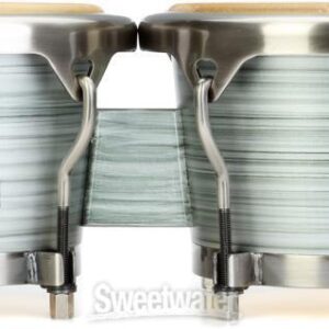 Pearl Signature Series Jesus Diaz Bongos - 7 inch, 8.5 inch, Brushed Platinum - Image 5