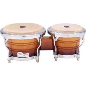 Toca Elite Pro Wood Bongos Natural Maple Fade - Image 1