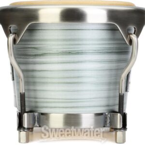 Pearl Signature Series Jesus Diaz Bongos - 7 inch, 8.5 inch, Brushed Platinum - Image 7