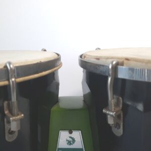 Vintage Bongos Caramuru A Rosetti Brasil 50s 60s Retro Wood Decorative Palm Tree - Image 14