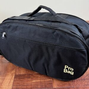 5d2 Profesional Wood Bongo 7-1/4” & 8-5/8” Heads - Black/Chrome Hardware -w/Bag - Image 2