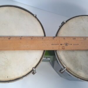 Vintage Bongos Caramuru A Rosetti Brasil 50s 60s Retro Wood Decorative Palm Tree - Image 19